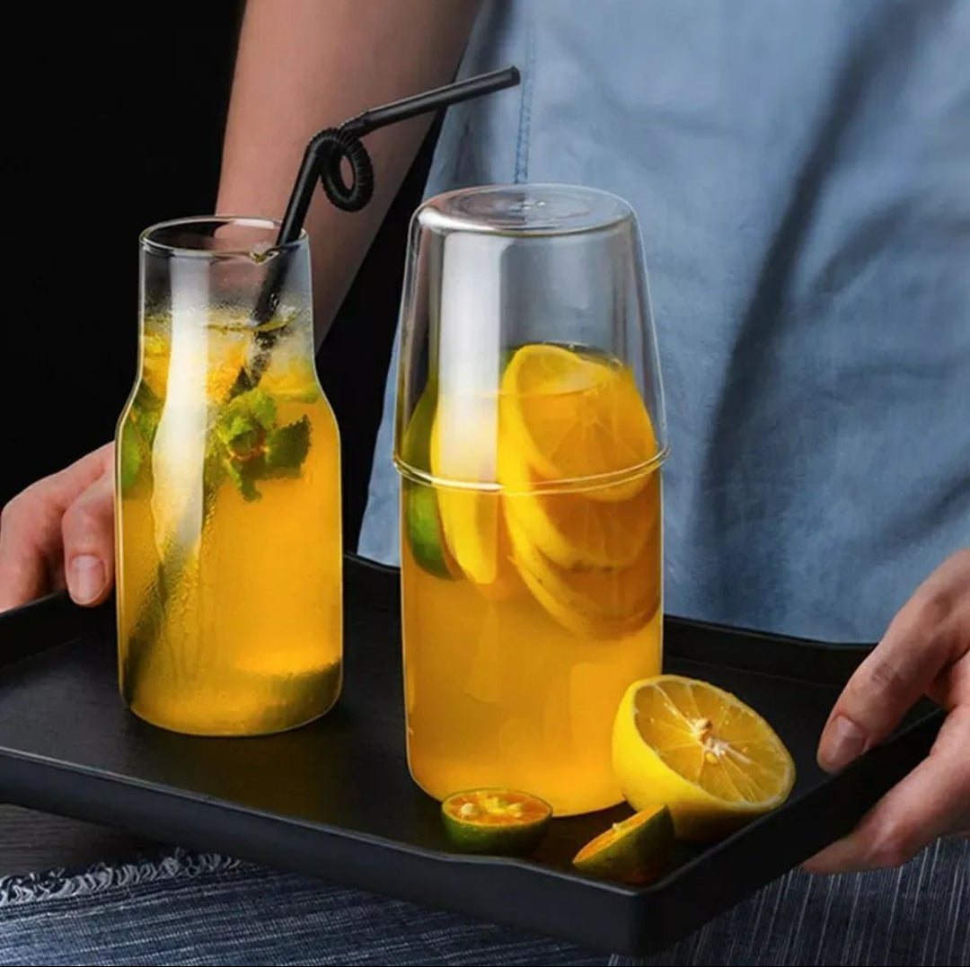 Rynx | Nightstand Water Bottle with Glass