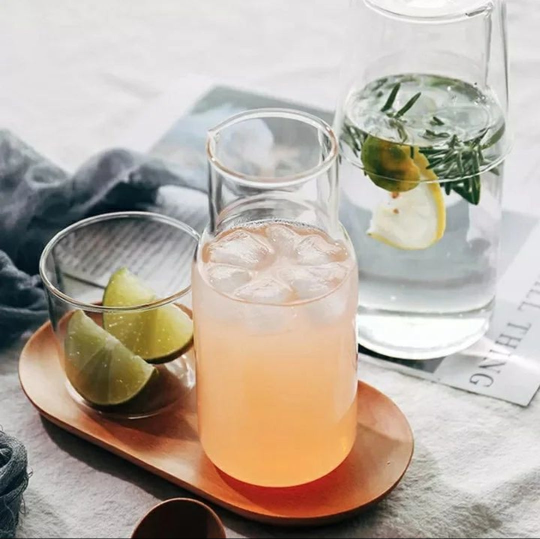 Rynx | Nightstand Water Bottle with Glass