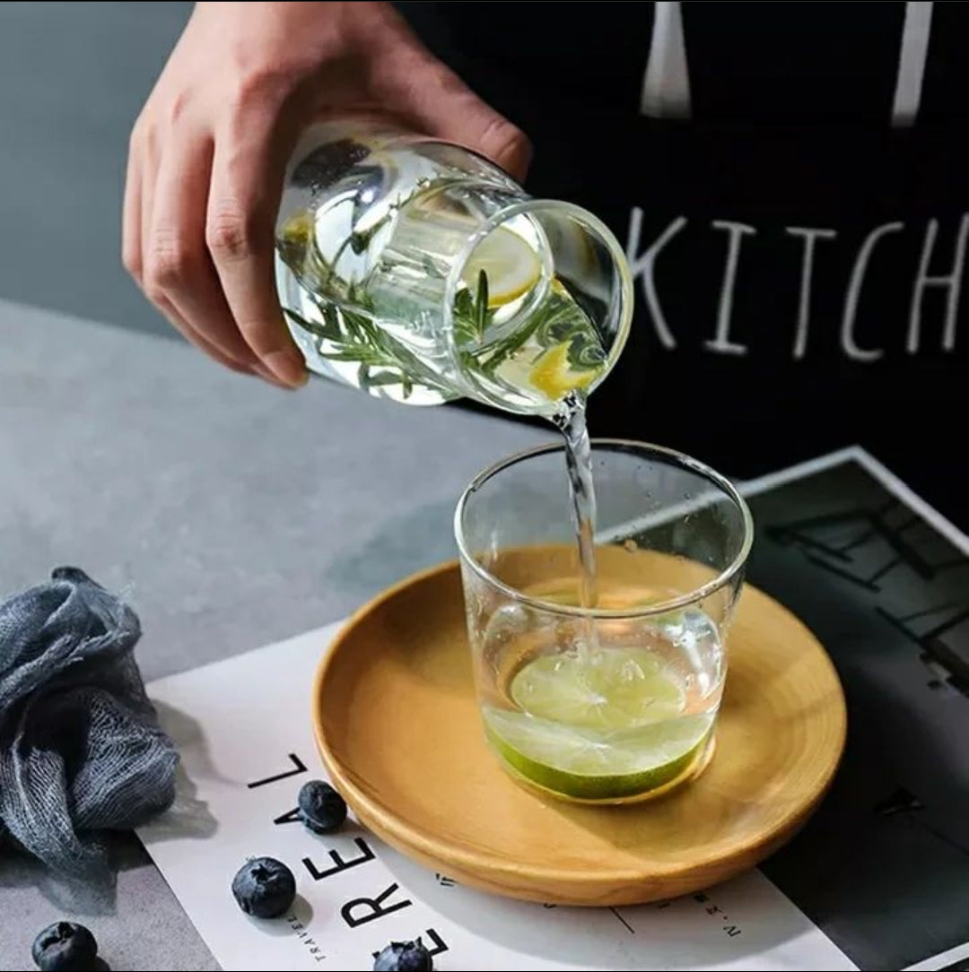 Rynx | Nightstand Water Bottle with Glass