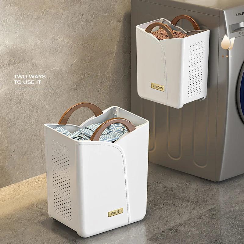 Rynx | Elegant space-saving laundry basket for practical organization