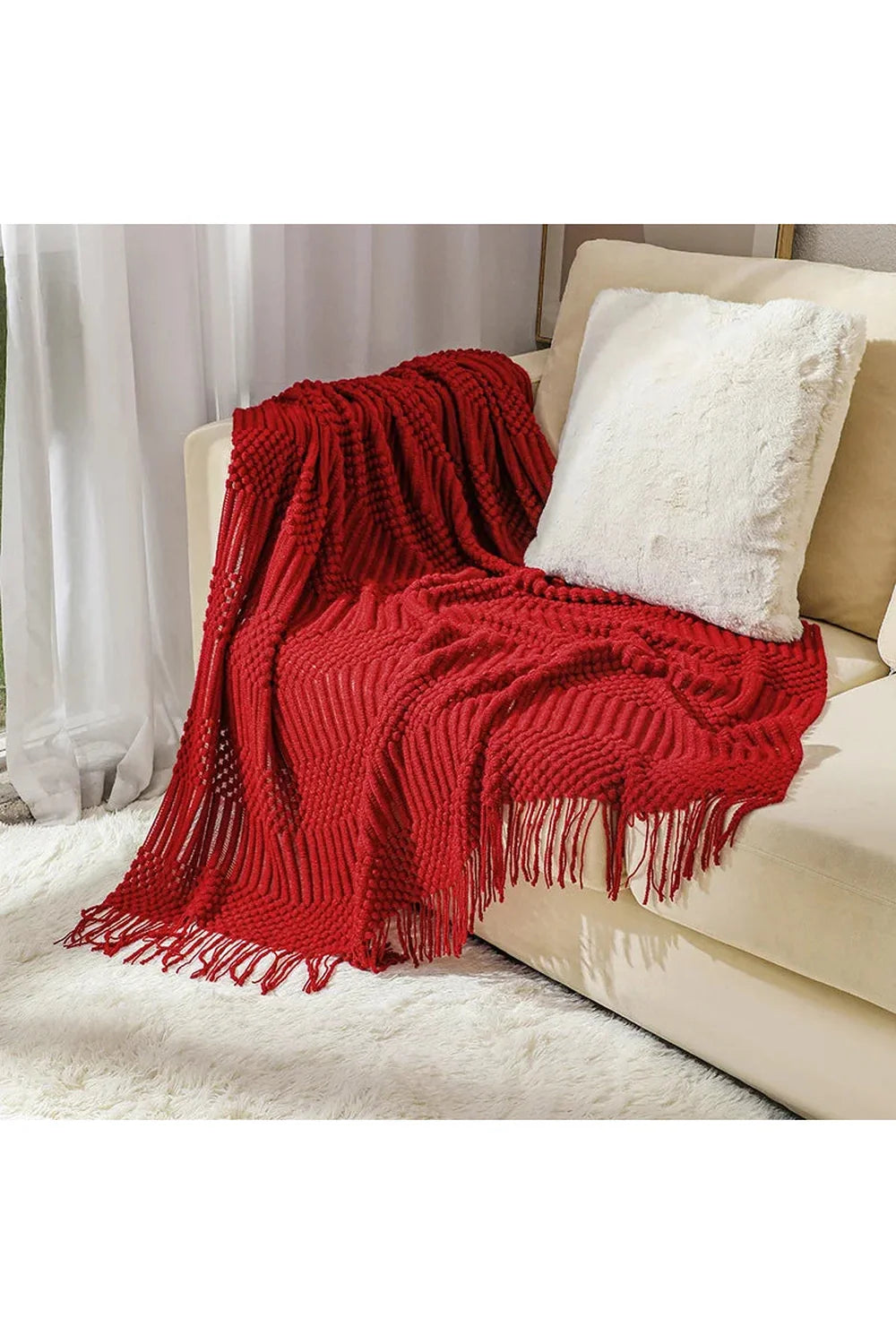 Rynx | dune textured throw blanket