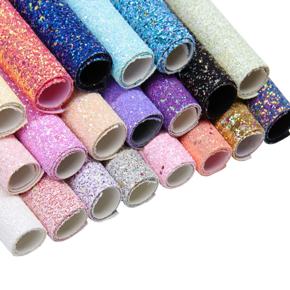 Rynx | Iridescent Rainbow Glitter Vinyl Craft Roll - Creative Gloss Set