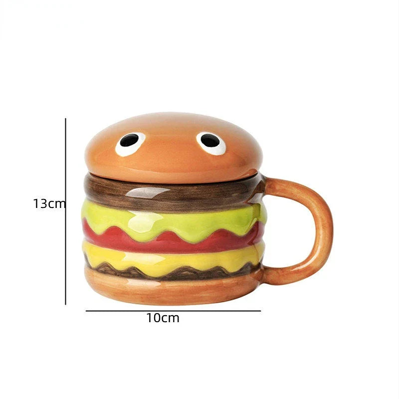 Rynx | Yummy Hamburger-Shaped Ceramic Hamburger Mug