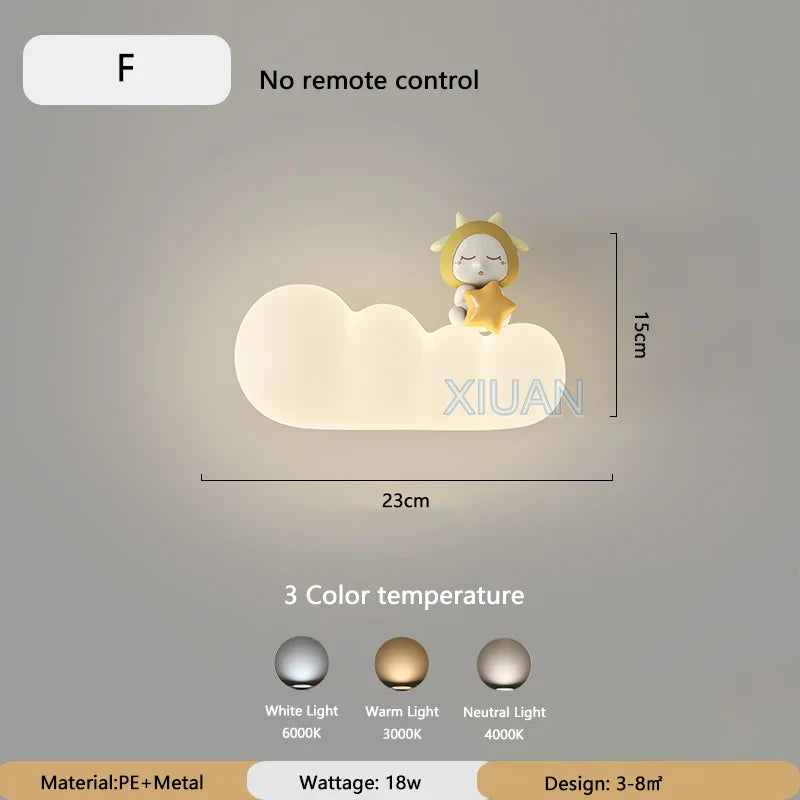 Rynx | KinderDroom - LED Children's Room Water Lamp with Cartoon Animal Design