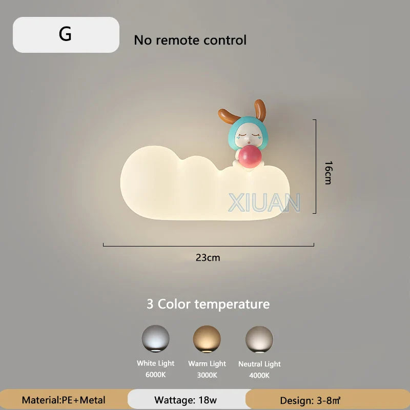 Rynx | KinderDroom - LED Children's Room Water Lamp with Cartoon Animal Design