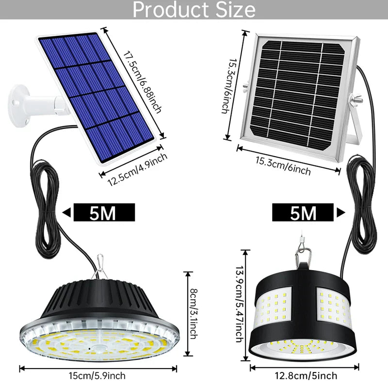 Rynx | Eco Solar Panel Outdoor Waterproof Light System
