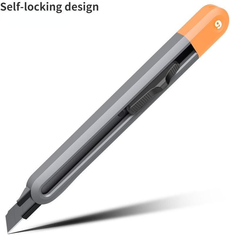 Rynx | Deli Black SK2 Steel Utility Knife: The ultimate solution for precise cutting