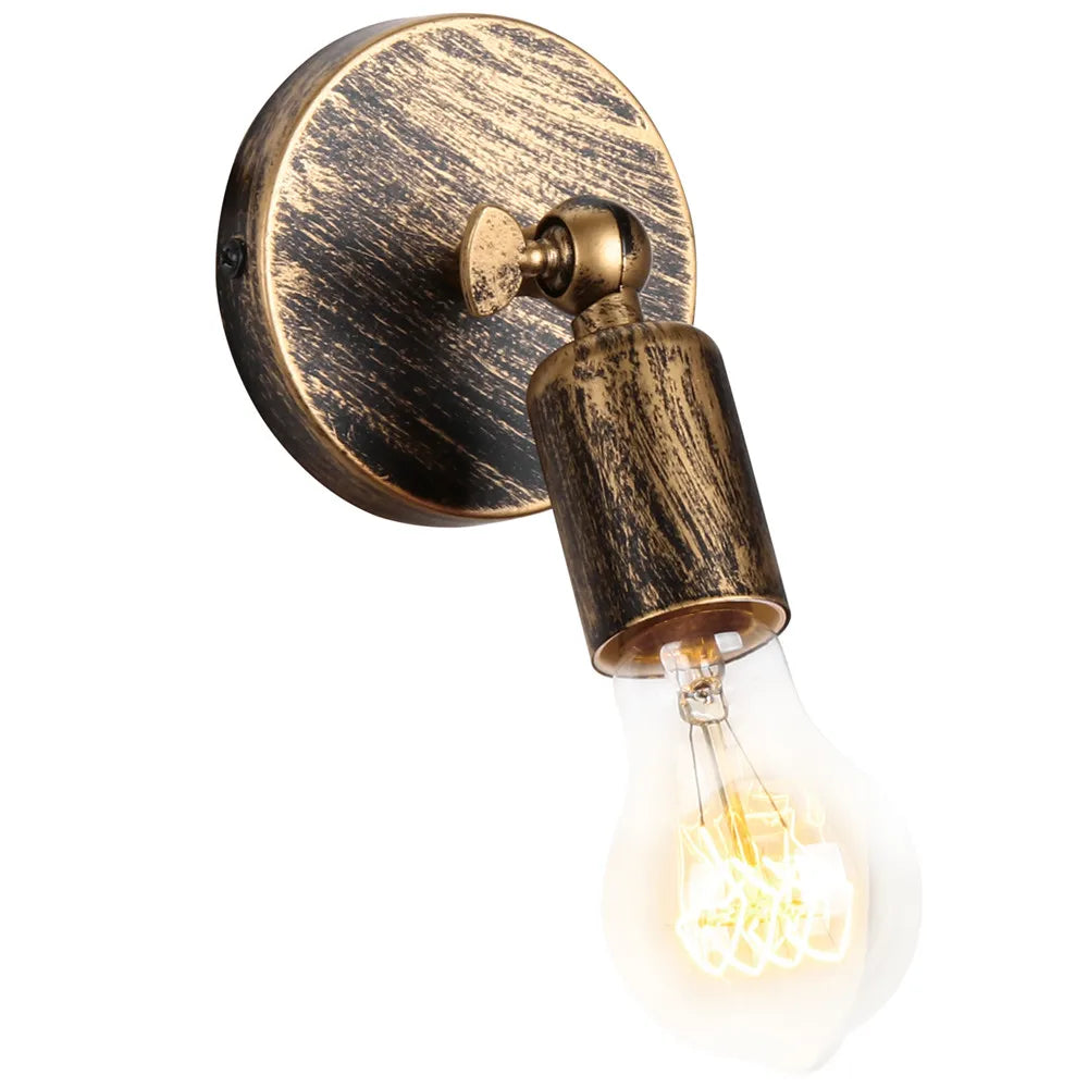 Rynx | IndustrialBronze - Adjustable Retro Wall Lamp for Atmospheric Lighting