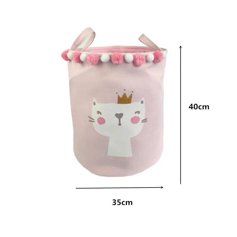 Rynx | Stylish collapsible storage basket made of canvas for children