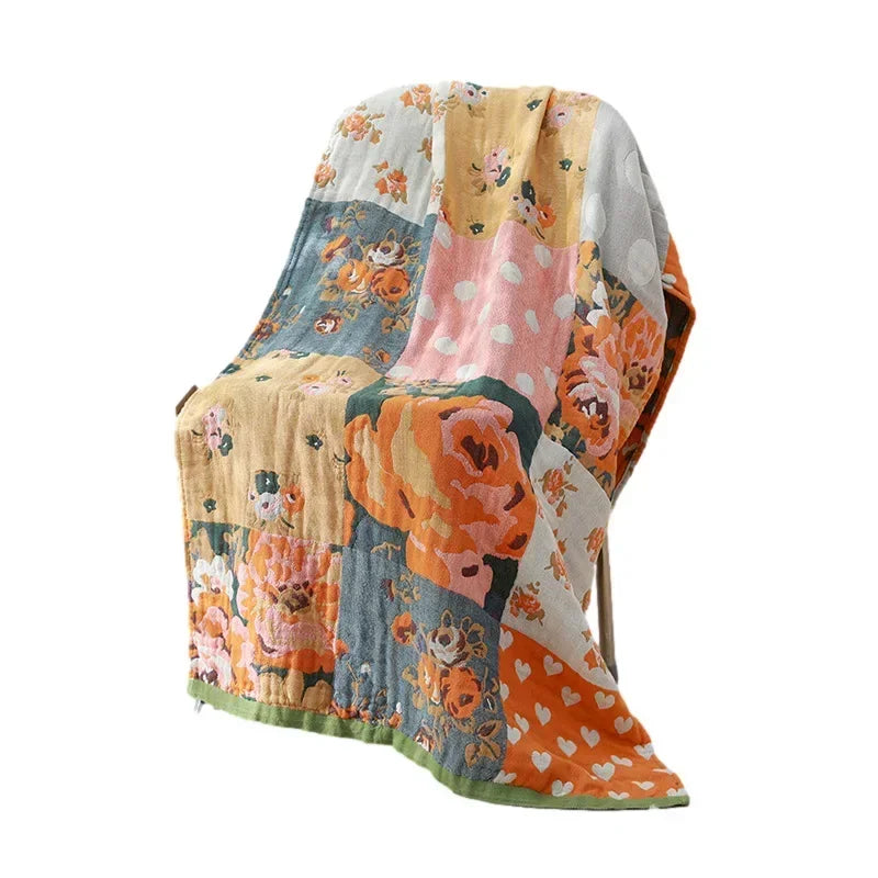 Rynx | botanical print blanket