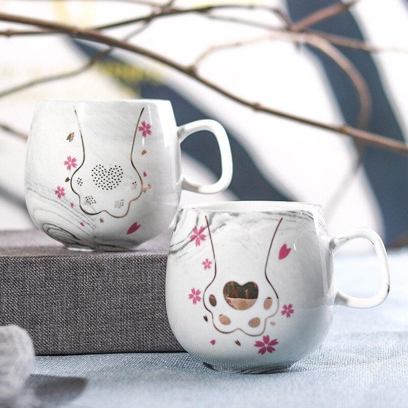 Rynx | Paw-sitively Charming Flamingo Ceramic Travel Mug: Your Cozy Companion for On-the-Go Sips