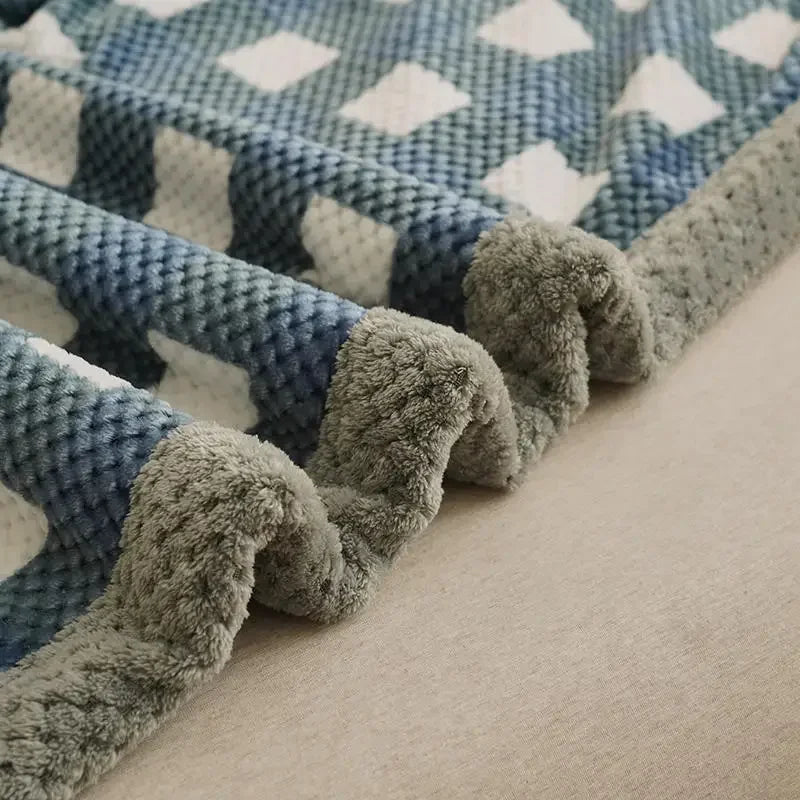 Rynx | Plaid Knit Blanket
