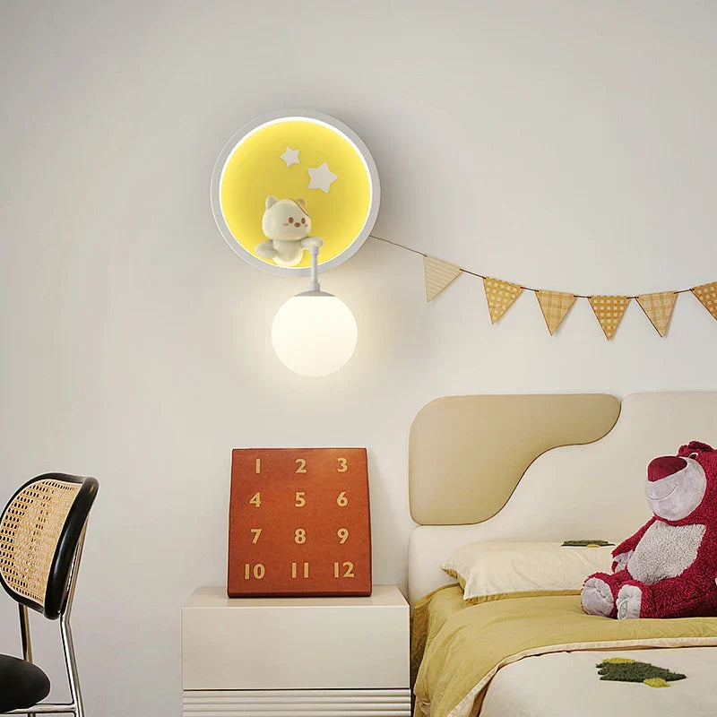 Rynx | RomanticWall - Children's Room Wall Lamp with Animal Motif