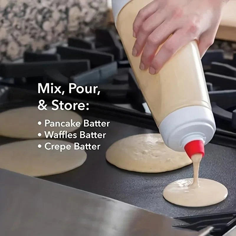 Rynx | Effortless batter mixer with whisk ball for perfectly fluffy pancakes, cupcakes, and more