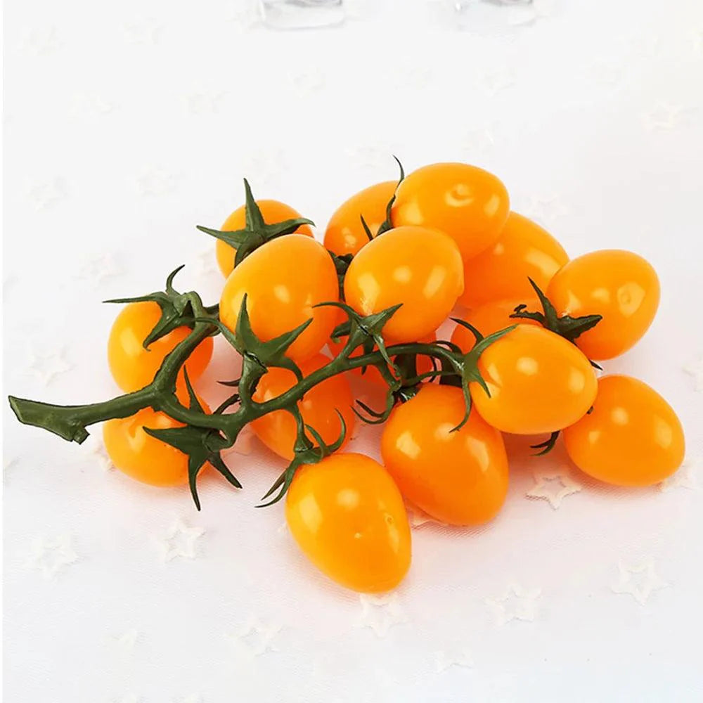 Rynx | Realistic 19 cm Fake Cherry Tomato Bunch for Home Decoration and Event Styling