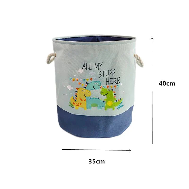 Rynx | Stylish collapsible storage basket made of canvas for children
