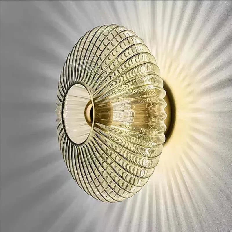 Rynx | Radiant modern glass wall lamp