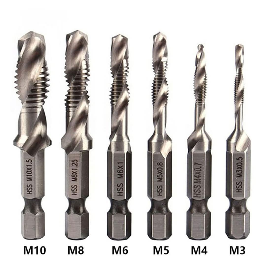 Rynx | Powerdrill Set - Threaded Rod Bits