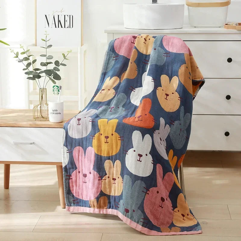 Rynx | botanical print blanket