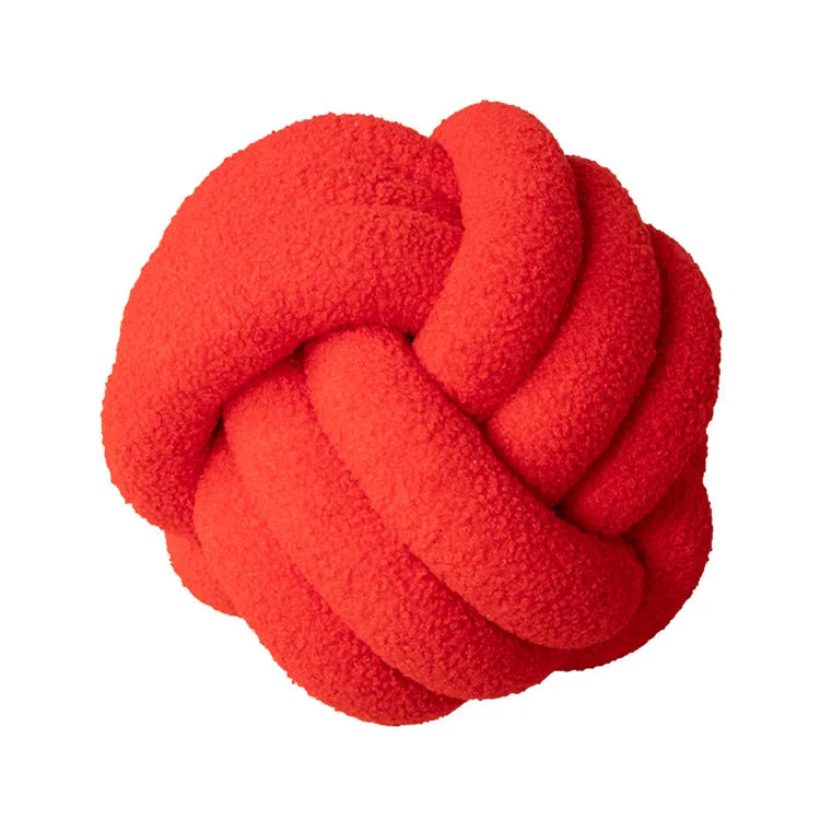 Rynx | Throw Pillow - Cozy - Hand-knotted Ball - Sheepskin