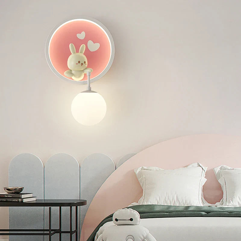 Rynx | RomanticWall - Children's Room Wall Lamp with Animal Motif