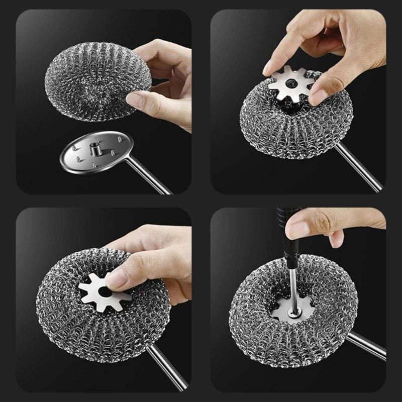 Rynx | Stainless Steel Pan Scrubber