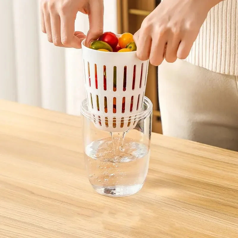 Rynx | Long Lasting Portable Drain Fruit Cup