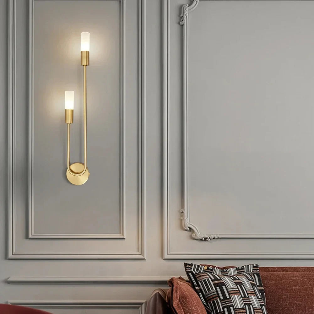 Rynx | Modern Wall Lamp in Gold