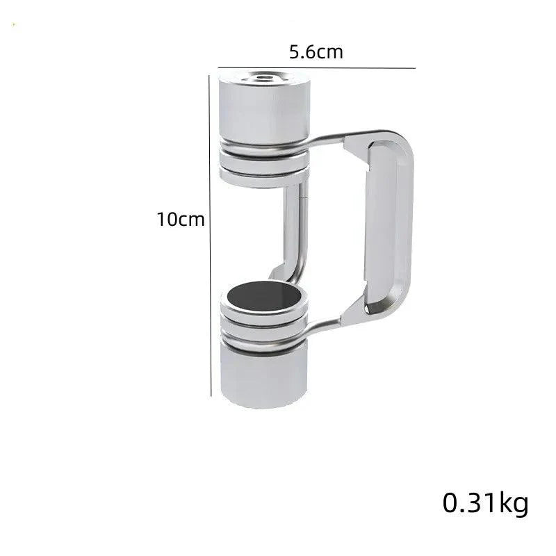 Rynx | Multi-Functional Stainless Steel Camping Gear Organizer with Built-In Light Stand and Storage Solutions