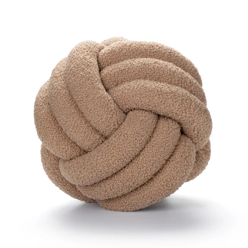 Rynx | Throw Pillow - Cozy - Hand-knotted Ball - Sheepskin