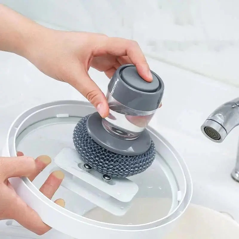 Rynx | Soap dispenser hand brush ( 5 steel wire balls)