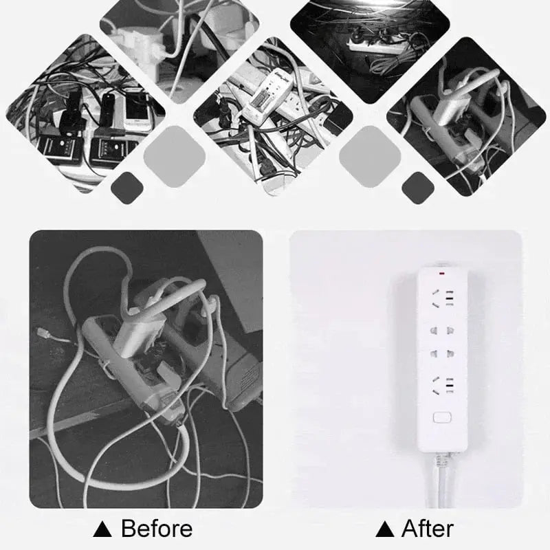 Rynx | Self-adhesive socket holder - no drilling & flexible use