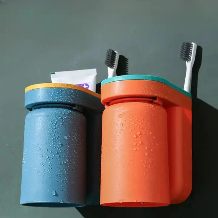 Rynx | Self-adhesive wall toothbrush holder for space-saving organization