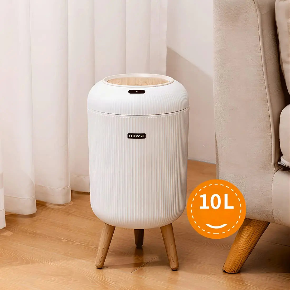 Rynx | Sensor Trash Can – Odor-Proof & Stylish in Design