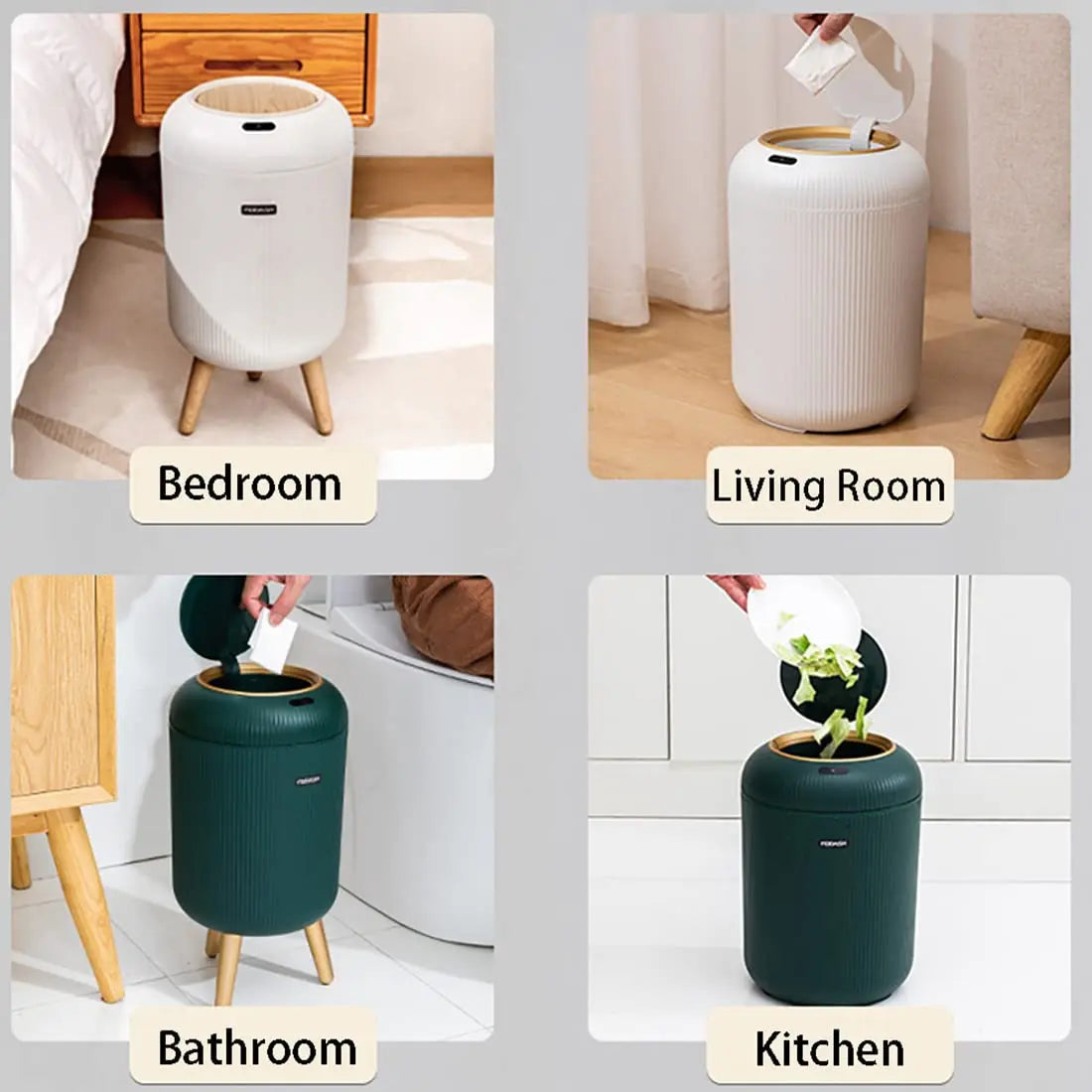 Rynx | Sensor Trash Can – Odor-Proof & Stylish in Design