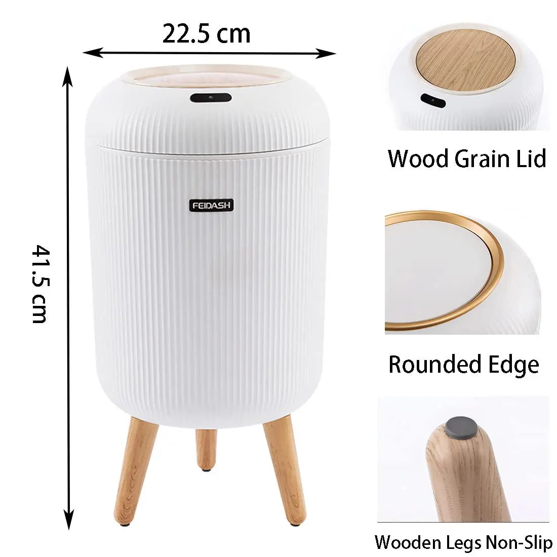 Rynx | Sensor Trash Can – Odor-Proof & Stylish in Design