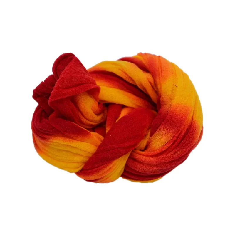 Rynx 5PCS Multicolor Nylon Stocking Round Flower Material Stretchable Stocking Material Accessories Handmade Wedding Home DIY Flower Crafts