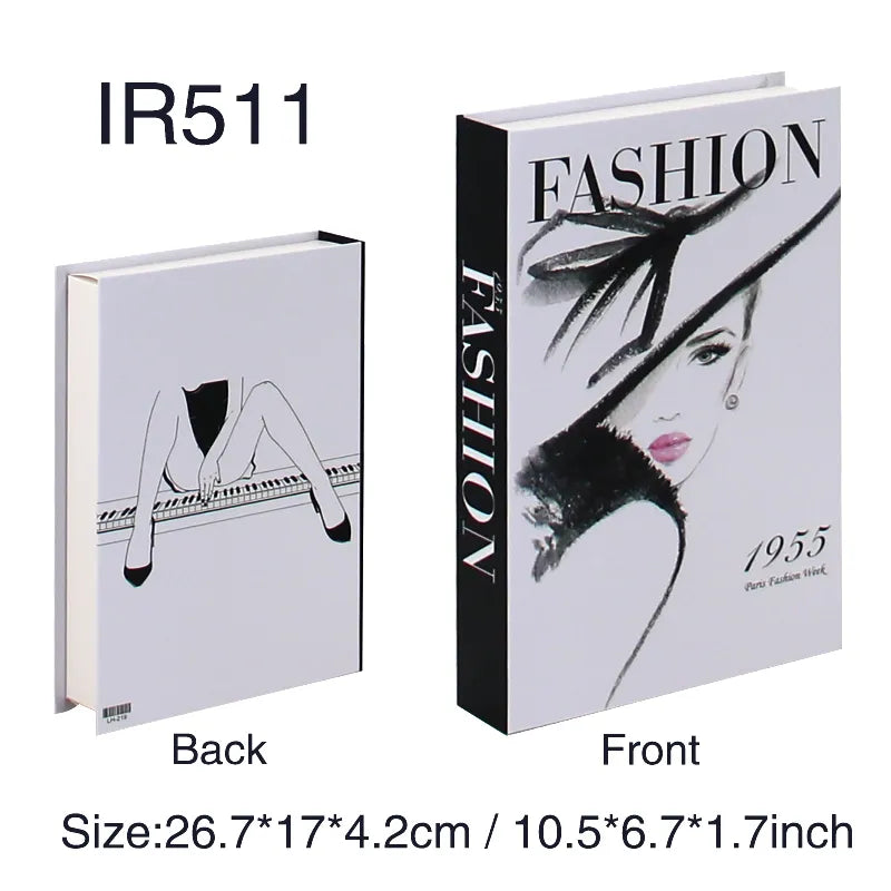 Rynx | Luxury Fake Books for Decor - Elegant Living Room Coffee Table Ornaments and Remote Control Storage Box