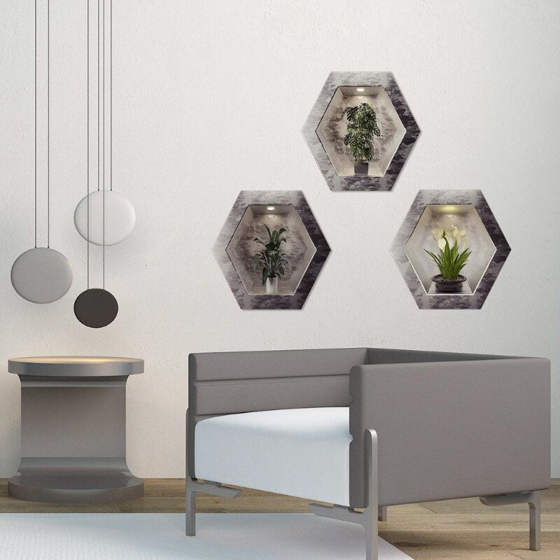 Rynx | Wall Decorative Potted Plant Stickers