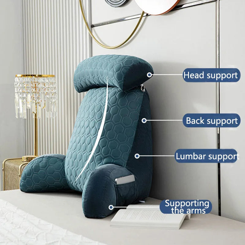 Rynx | Ultra Cool Latex Washable Comfy Reading Back Pillow