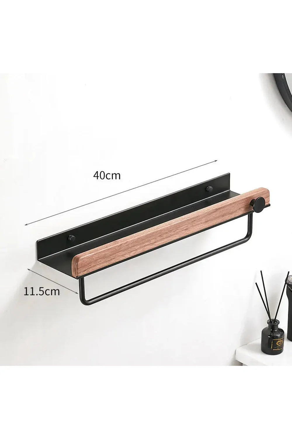 Rynx | Wood Accent Wall Shelf