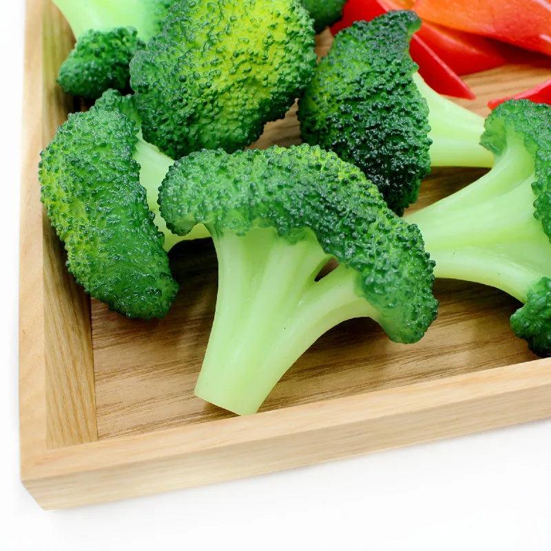 Rynx | Levens echte kunstmatige groenteset - Realistic tomato, corn, and broccoli for restaurant displays and photography