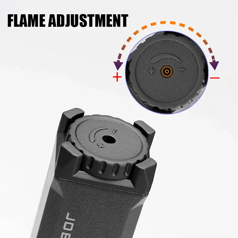 Rynx | JOBON Outdoor Windproof Turbine Torch – Butane Gas Lighter for Kitchen, Barbecue, Welding – Men’s Tool ( Gas Free )