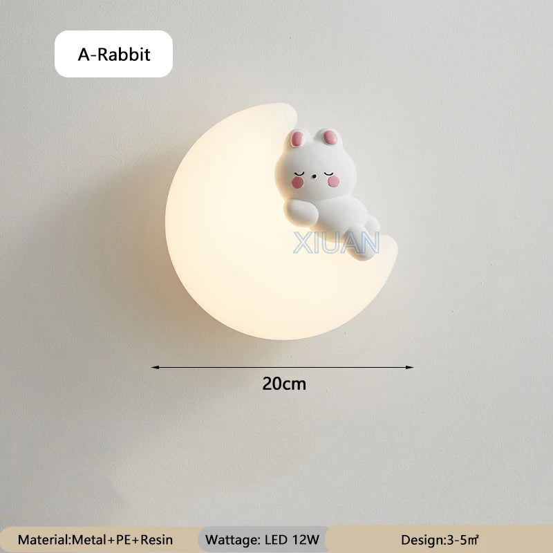 Rynx | MoonAnimal - Creative Moon Lamp for Kids' Room and Bedroom