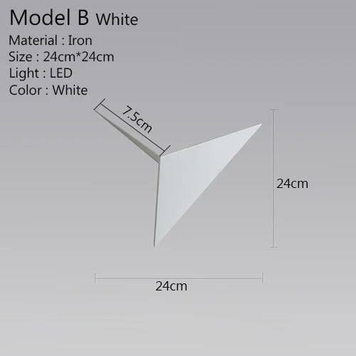 Rynx | Triangle Light - Minimalist LED Wall Lamp 3W | Indoor Lighting