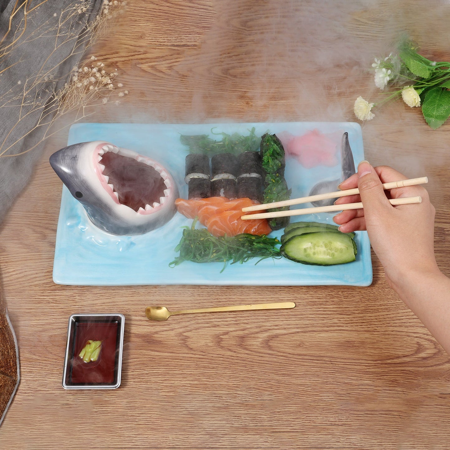 Rynx | Sharkieplate - Ceramic shark mouth plate