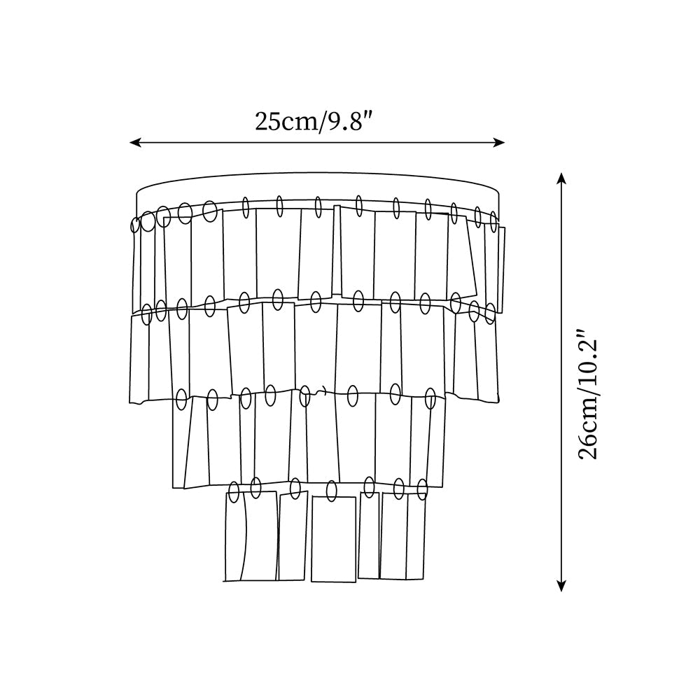 Rynx | Shell Tiered Wall Lamp