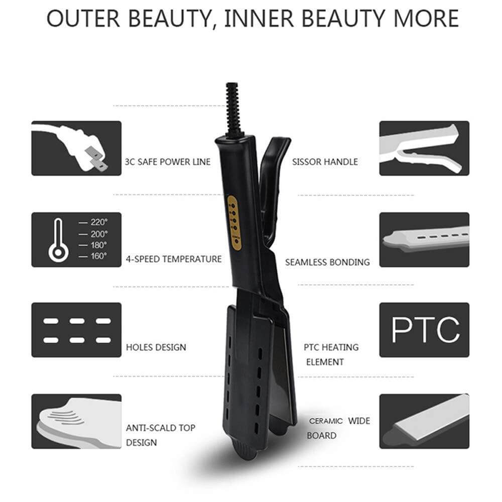Rynx | SilkLuxe Tourmaline Ion Hair Straightener