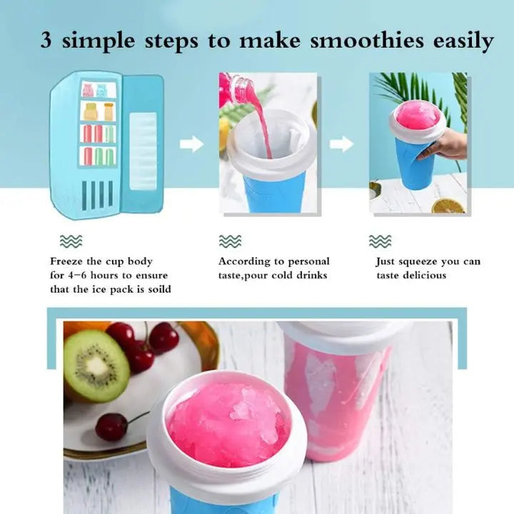 Rynx | Slushy Cup to Squeeze – For Ice Drinks in Minutes