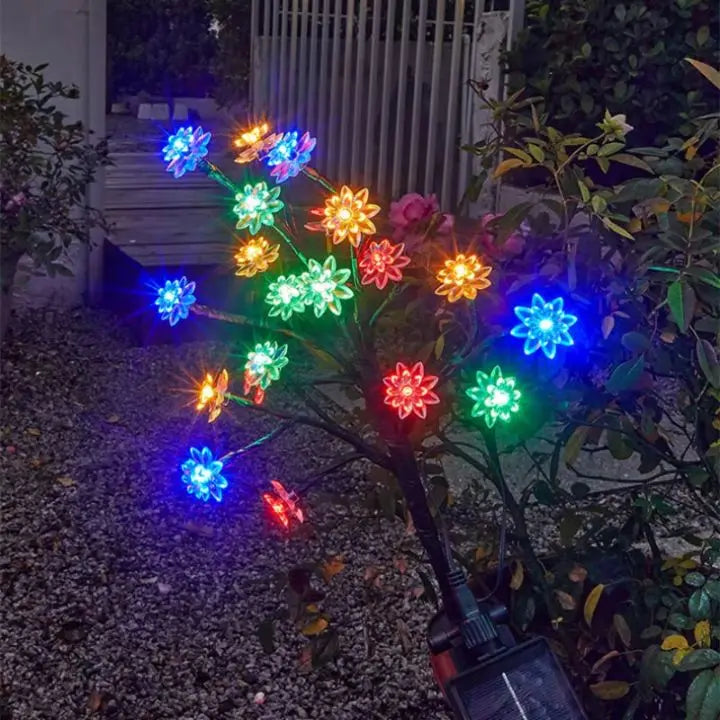 Rynx | Solar Cherry Blossom Lights | Waterproof LED Decor for Outdoors